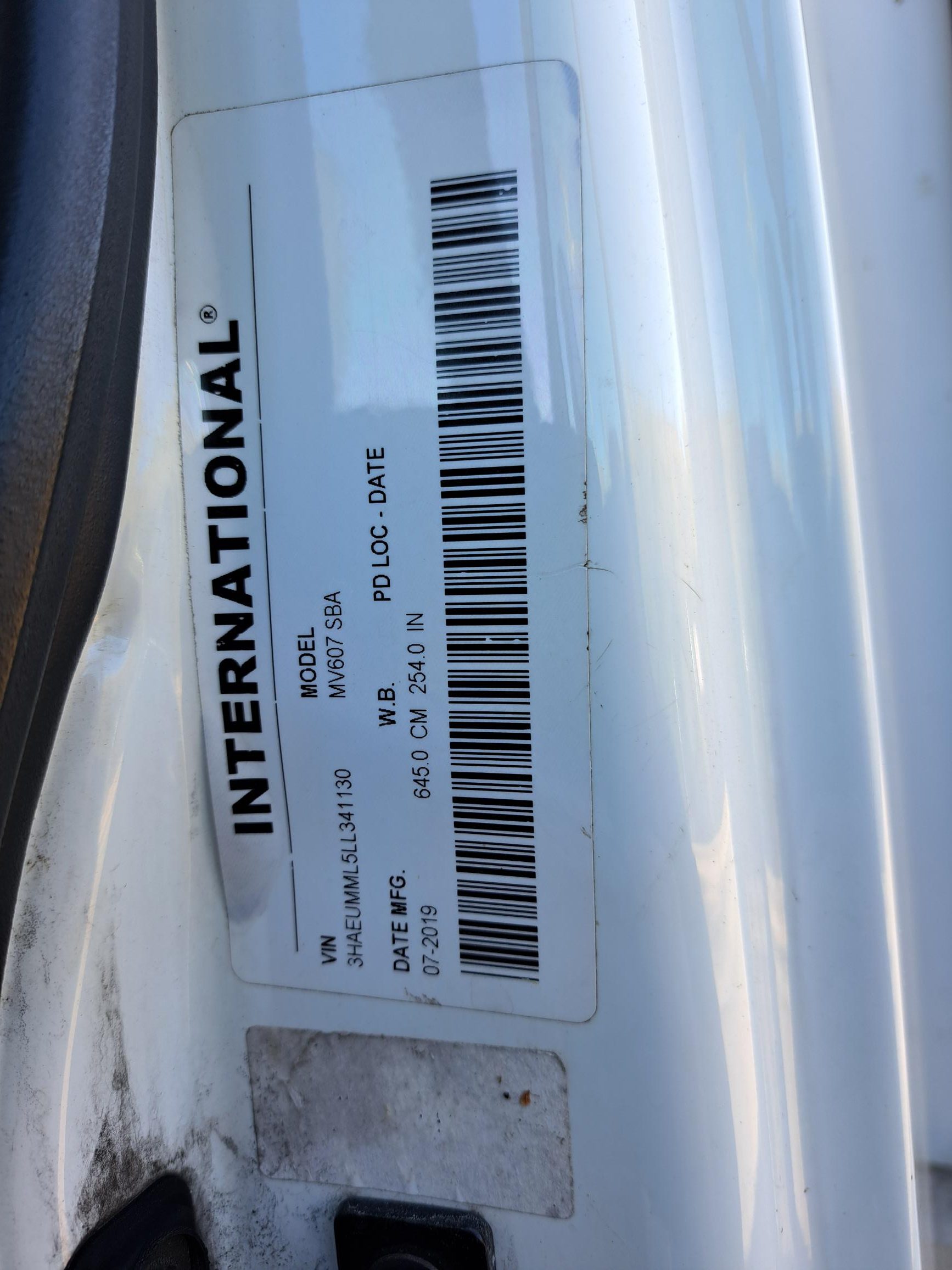 2020 INTERNATIONAL MV607 UTC1398-16 2020 INTERNATIONAL MV607 UTC1398-16