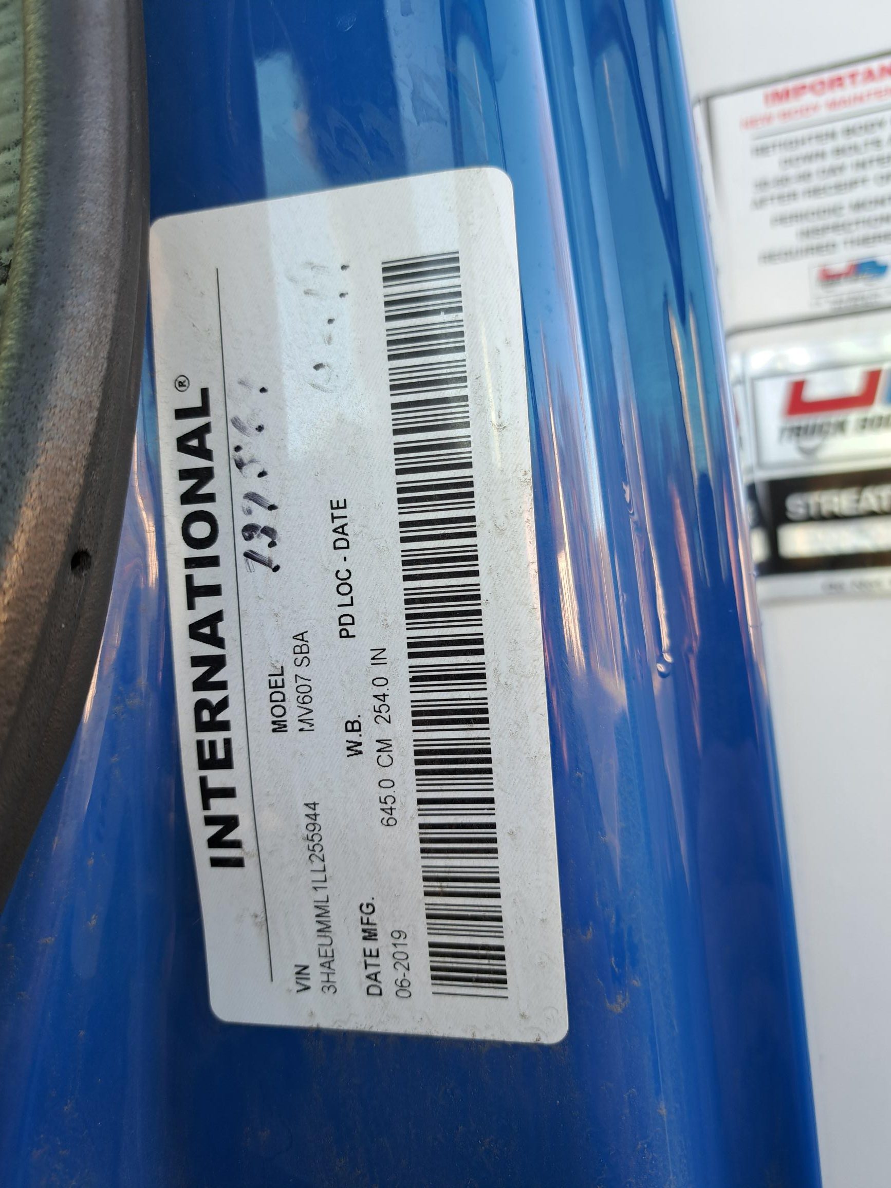 2020 INTERNATIONAL MV607 UT47042-21 2020 INTERNATIONAL MV607 UT47042-21