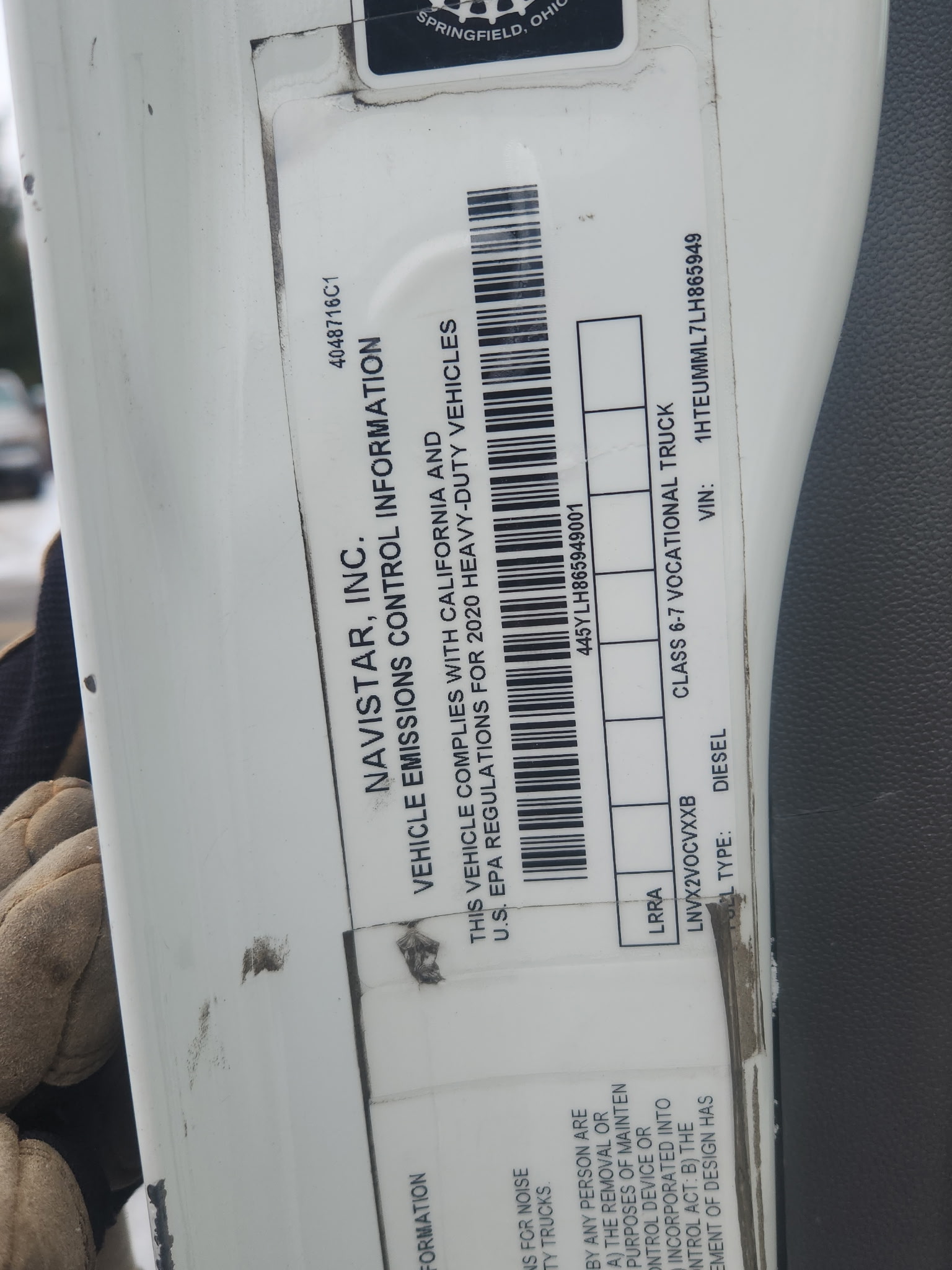 2020 INTERNATIONAL MV607 UT18153-18 2020 INTERNATIONAL MV607 UT18153-18