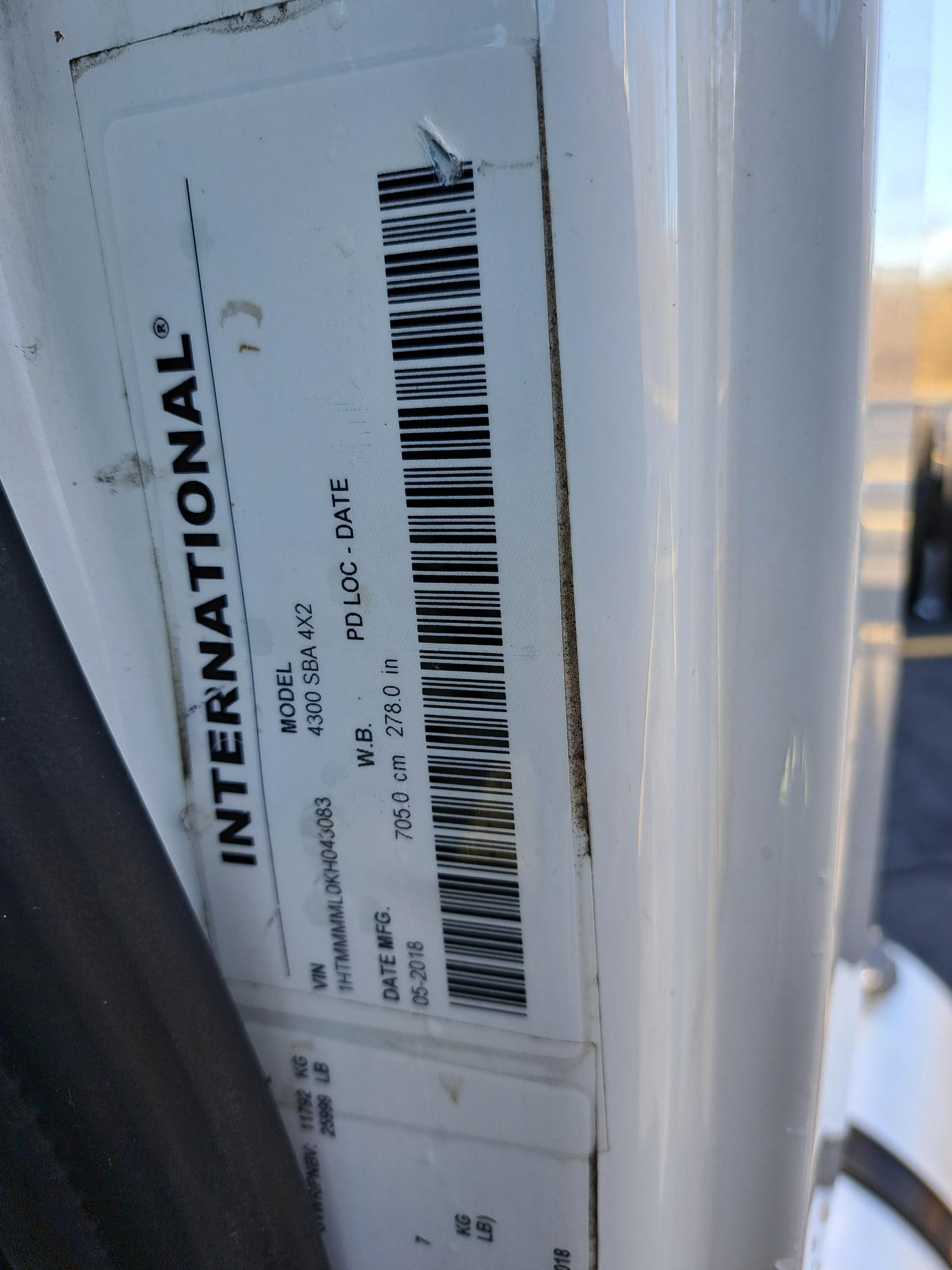 2019 INTERNATIONAL 4300 UT47064-23 2019 INTERNATIONAL 4300 UT47064-23