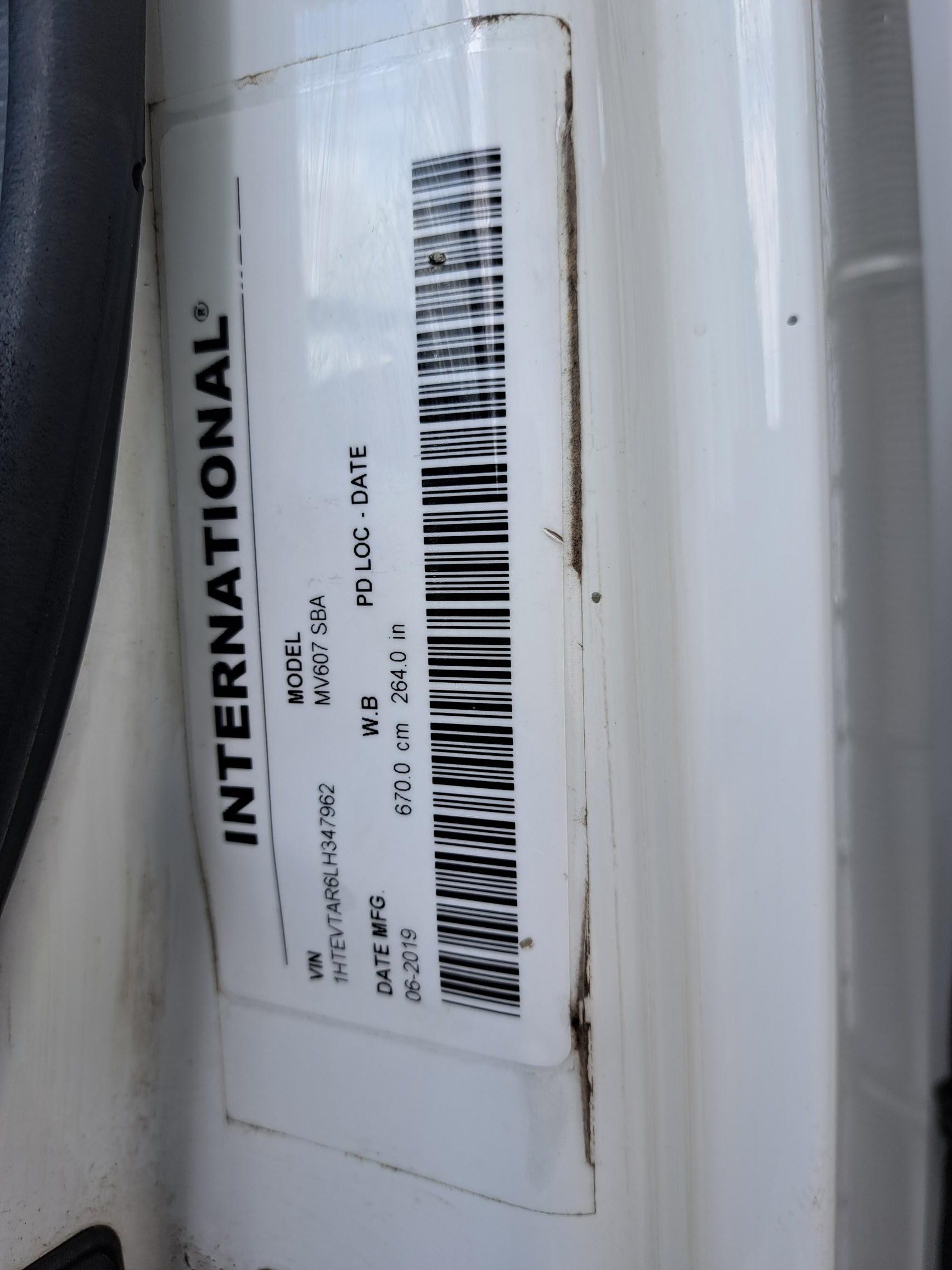 2020 INTERNATIONAL MV607 UT47069-17 2020 INTERNATIONAL MV607 UT47069-17