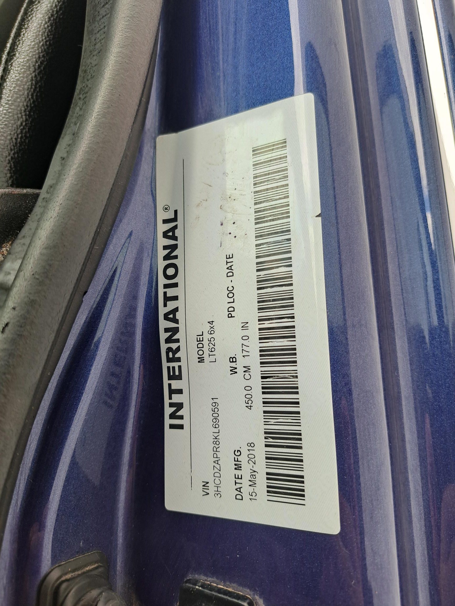 2019 INTERNATIONAL LT625 UT47073-17 2019 INTERNATIONAL LT625 UT47073-17