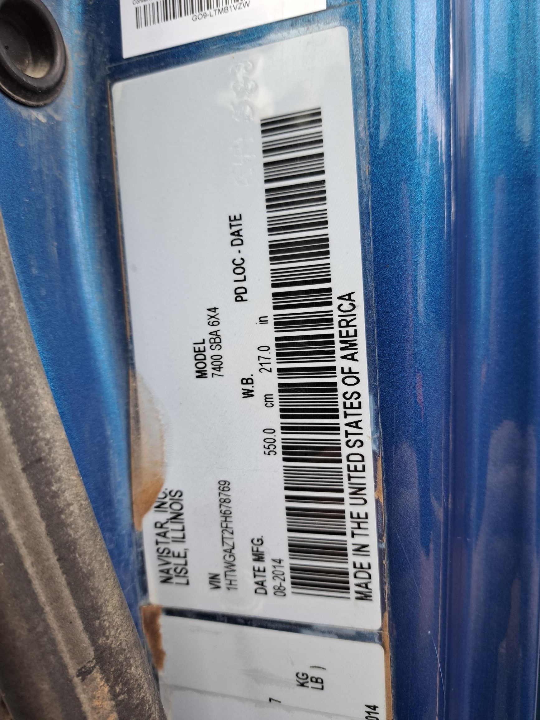 2015 INTERNATIONAL 7400 UT27401-21 2015 INTERNATIONAL 7400 UT27401-21