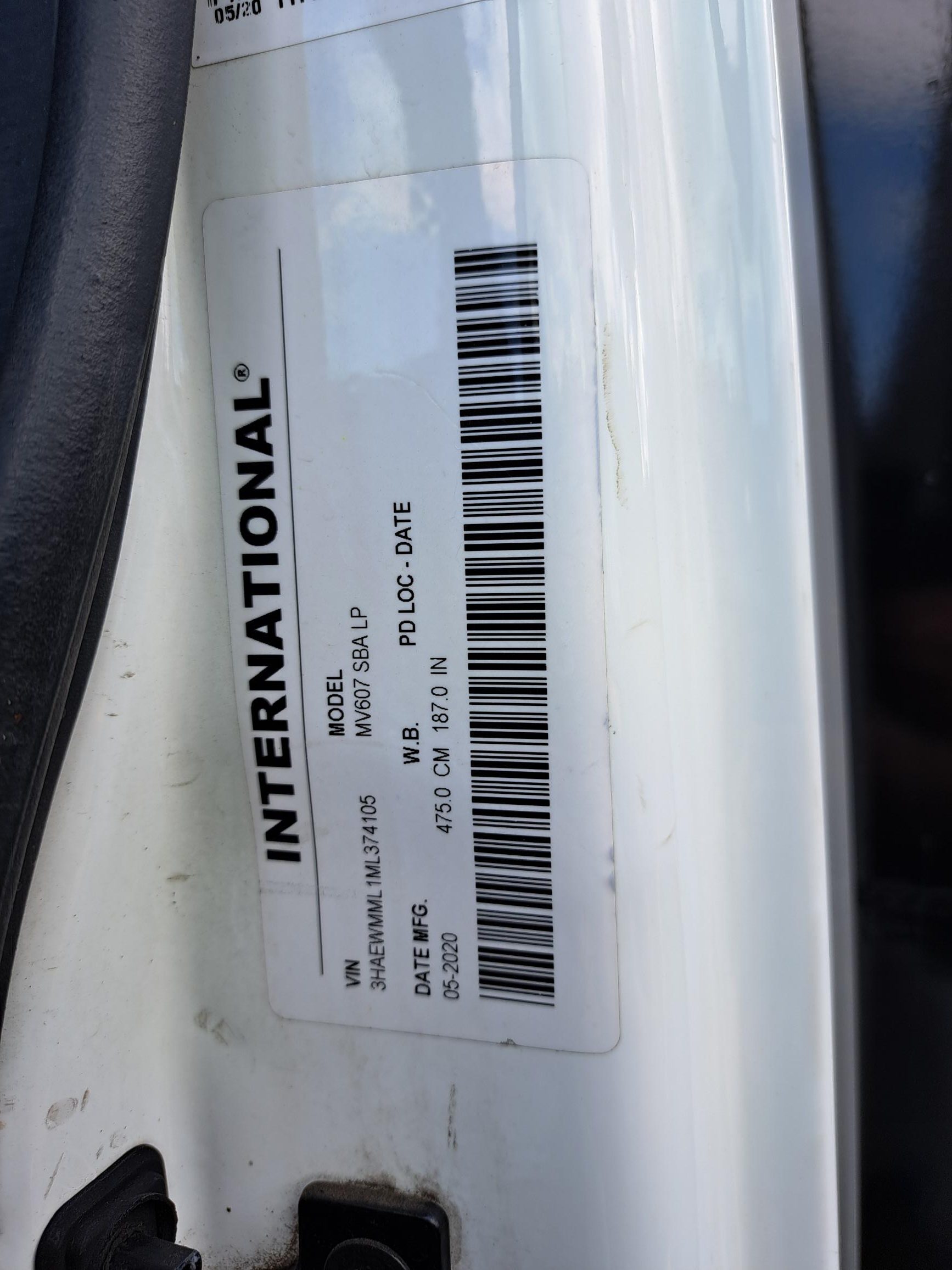 2021 INTERNATIONAL MV607 UT47084-22 2021 INTERNATIONAL MV607 UT47084-22