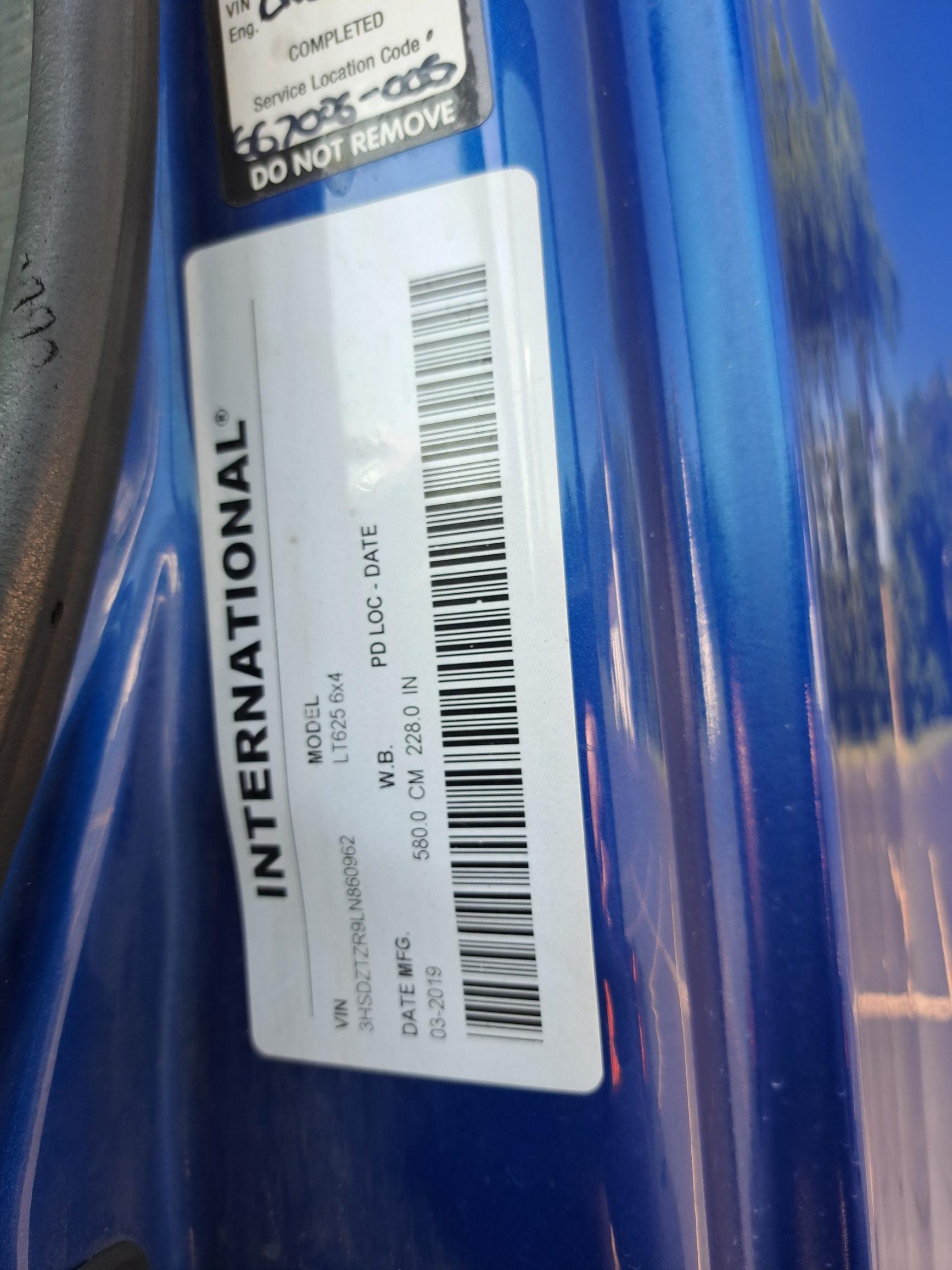 2020 INTERNATIONAL LT625 UT18200-19 2020 INTERNATIONAL LT625 UT18200-19